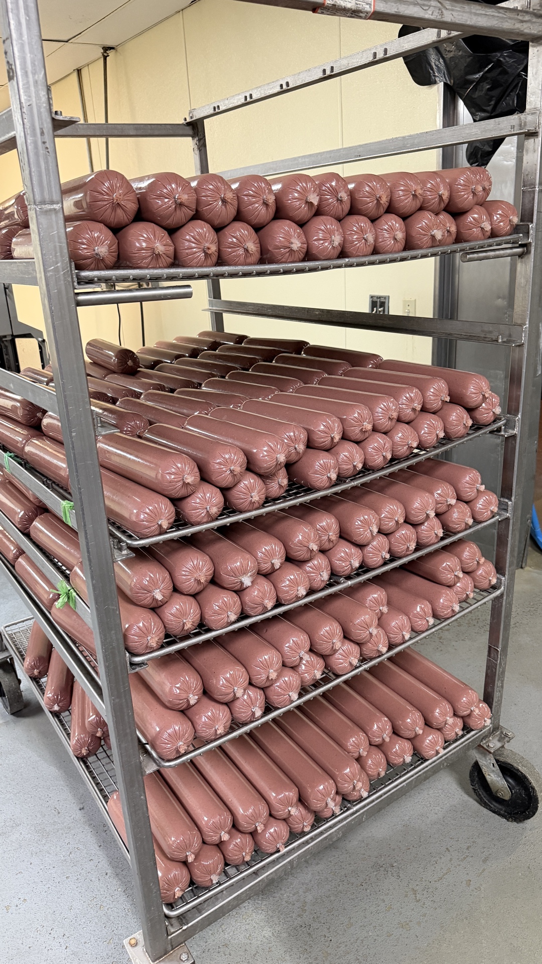 Team member handling products